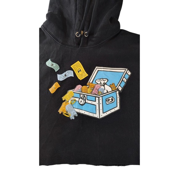 Champion x Hasbro Reverse Weave Monopoly Community Cropped Sweatshirt Small - Picture 7 of 10